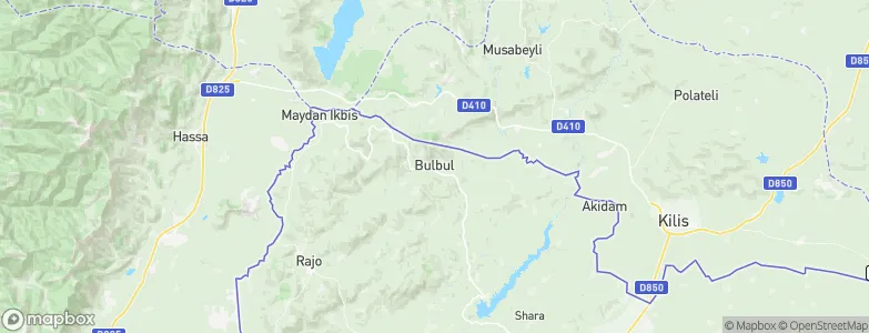 Bulbul, Syria Map