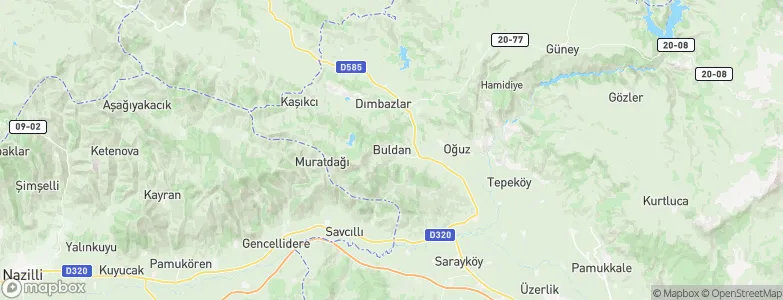 Buldan, Turkey Map