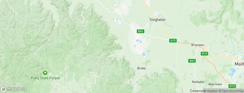 Bulga, Australia Map
