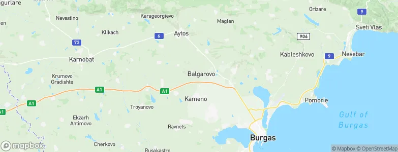 Bulgarovo, Bulgaria Map
