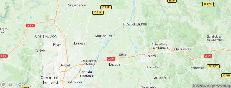 Bulhon, France Map
