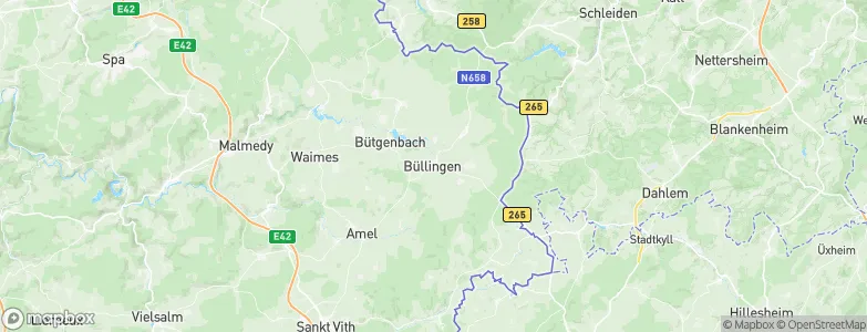 Bullange, Belgium Map