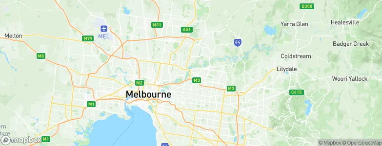Bulleen, Australia Map