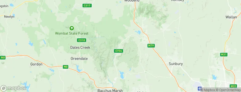 Bullengarook, Australia Map