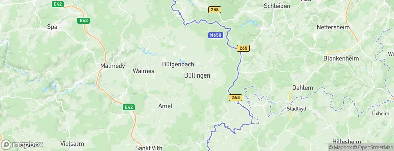 Büllingen, Belgium Map