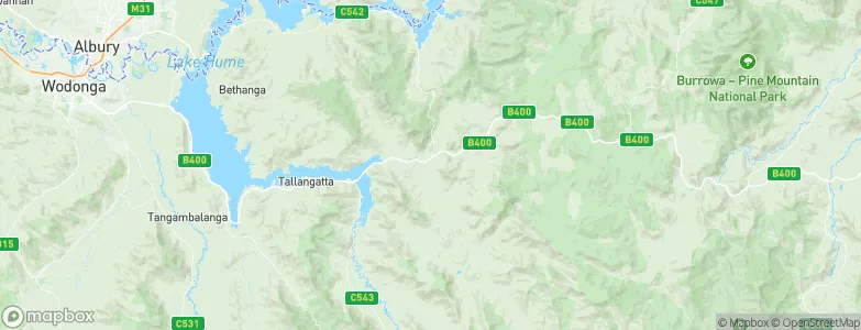 Bullioh, Australia Map