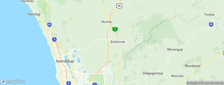 Bullsbrook, Australia Map