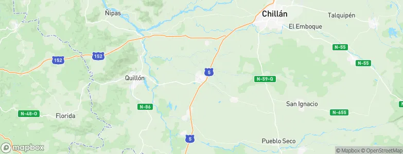 Bulnes, Chile Map