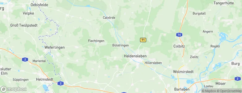 Bülstringen, Germany Map