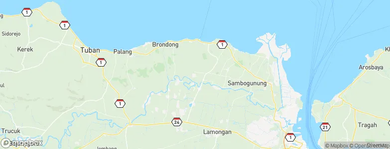 Bulubrangsi, Indonesia Map
