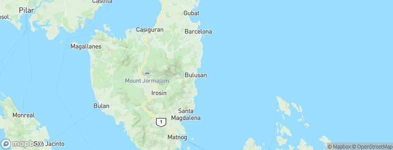 Bulusan, Philippines Map