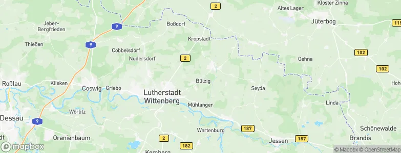 Bülzig, Germany Map