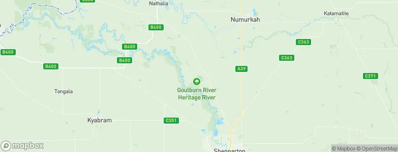 Bunbartha, Australia Map
