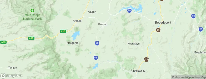 Bunburra, Australia Map