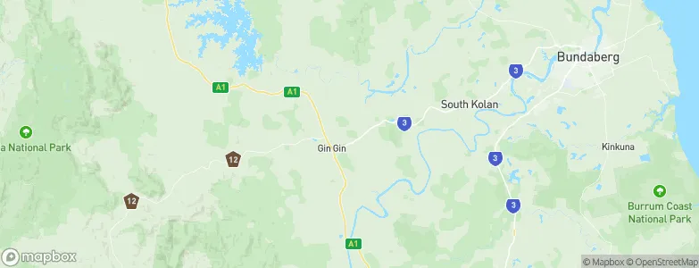 Bundaberg, Australia Map