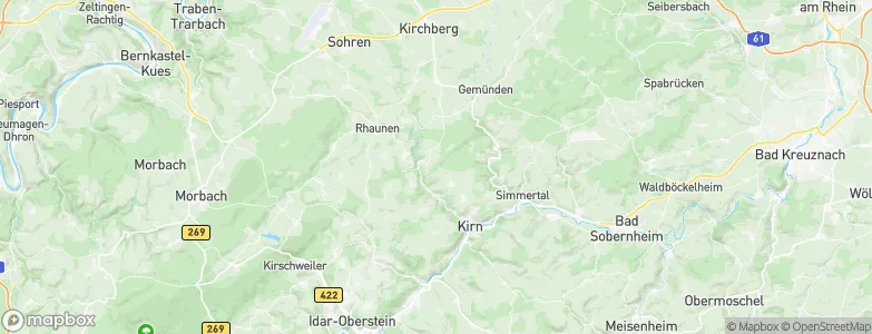 Bundenbach, Germany Map