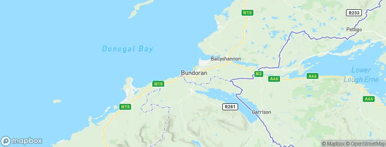 Bundoran, Ireland Map