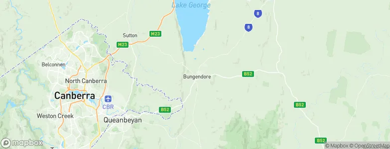 Bungendore, Australia Map