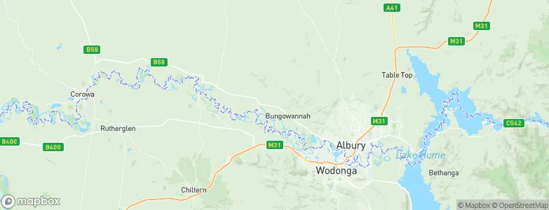 Bungowannah, Australia Map