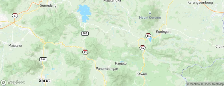 Buninegara, Indonesia Map