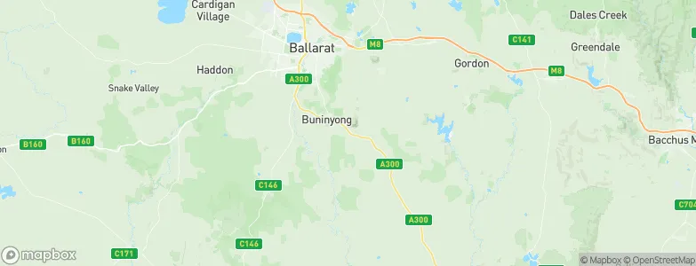 Buninyong, Australia Map