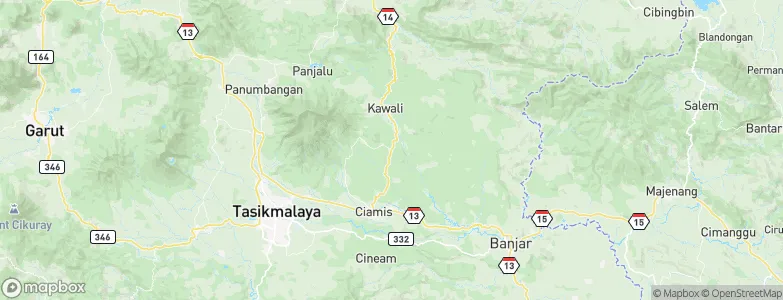 Buniseuri, Indonesia Map