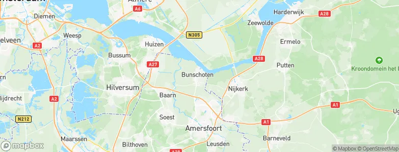 Bunschoten, Netherlands Map