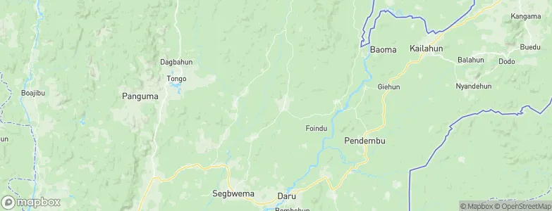 Bunumbu, Sierra Leone Map