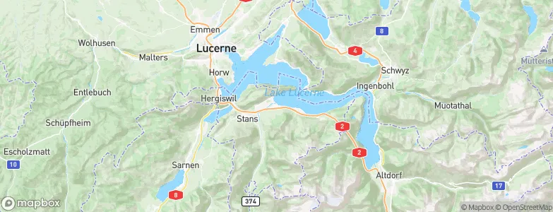 Buochs, Switzerland Map