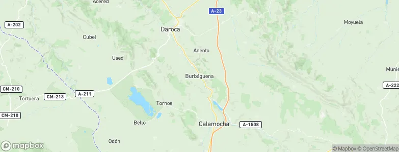 Burbáguena, Spain Map