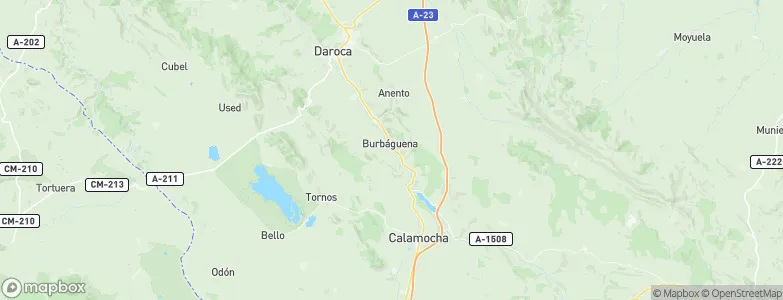 Burbáguena, Spain Map