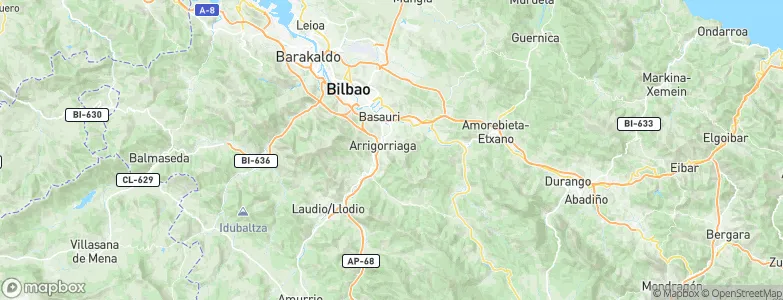 Burbustu-Altamira, Spain Map