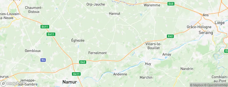 Burdinne, Belgium Map