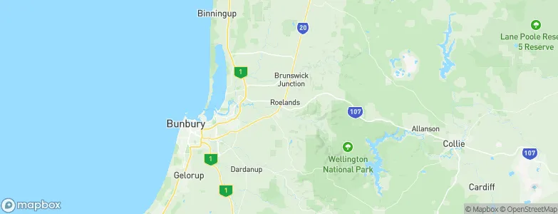 Burekup, Australia Map