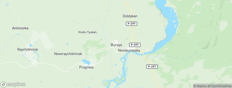 Bureya, Russia Map