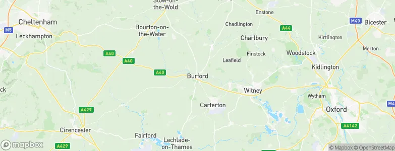 Burford, United Kingdom Map