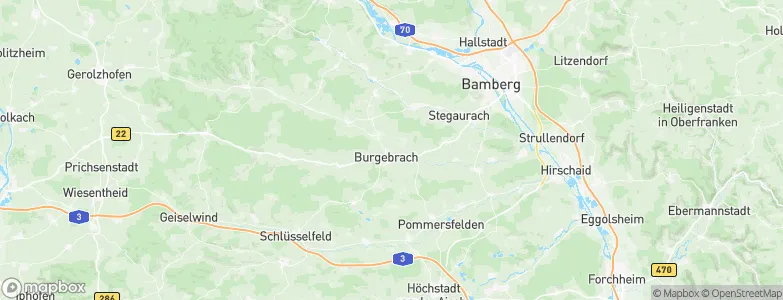 Burgebrach, Germany Map