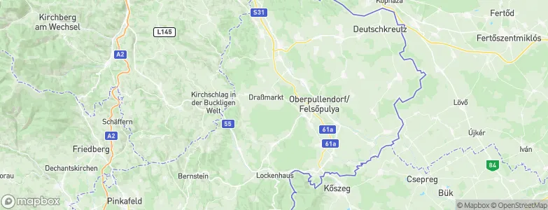 Burgenland, Austria Map
