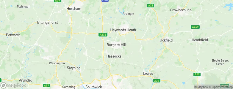 Burgess Hill, United Kingdom Map