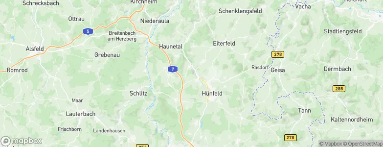 Burghaun, Germany Map