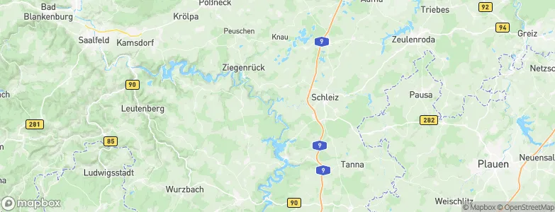 Burgk, Germany Map