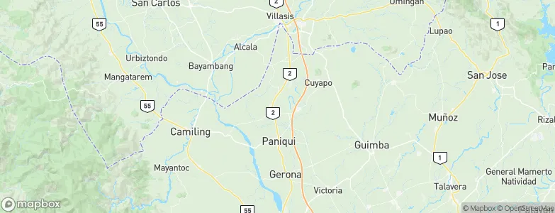 Burgos, Philippines Map