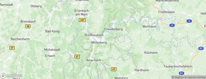 Bürgstadt, Germany Map
