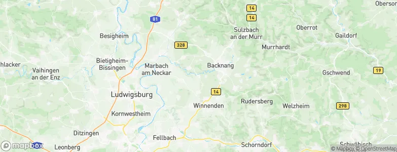 Burgstetten, Germany Map