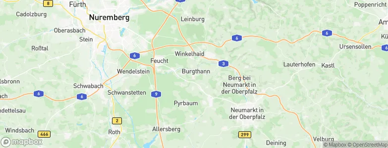 Burgthann, Germany Map