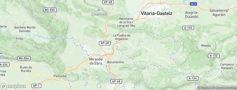 Burgueta, Spain Map