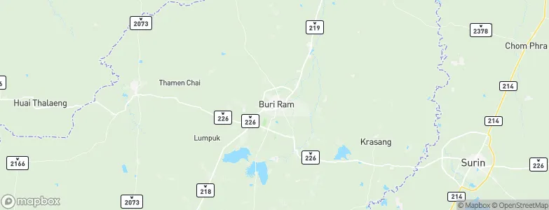 Buriram, Thailand Map
