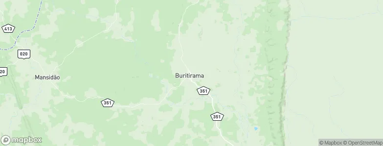 Buritirama, Brazil Map