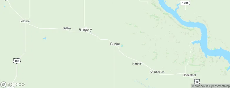 Burke, United States Map