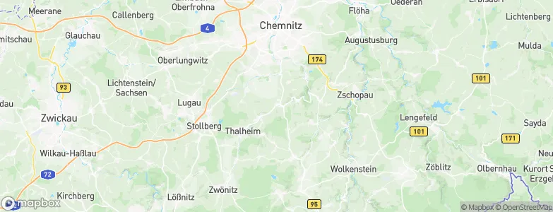 Burkhardtsdorf, Germany Map